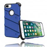 Wholesale iPhone 7 Plus Shockproof Hybrid Case (Blue)